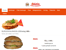 Tablet Screenshot of oazisburger.hu